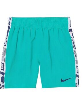 Nike‎ Swim Teal Funfetti Racer Trunks Bathing Suit NESSA801 Boys M New with Tags